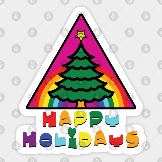 Happy Holidays! Sticker by lilmousepunk